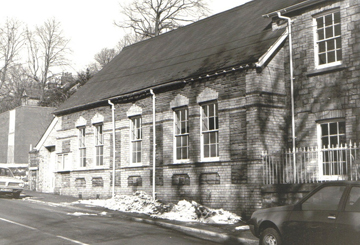 An old photograph of The Old Courthouse