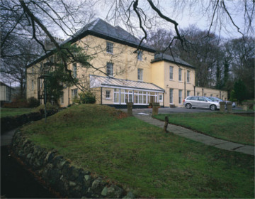 A distant view of Ty Mawr