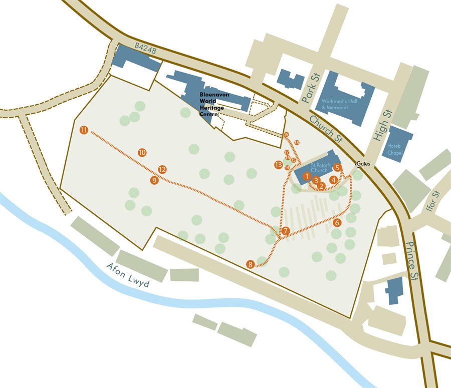churchyard trail map small