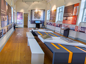Main exhibition hall at Blaenavon World Heritage Centre