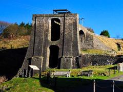 Blaenavon Ironworks - Balance tower and cottages