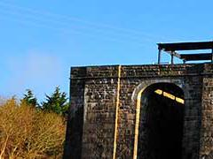 Blaenavon Ironworks - Cottages and balance tower