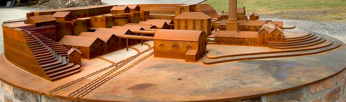 Blaenavon Ironworks model