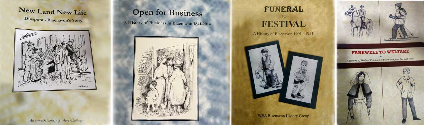 Blaenavon heritage history group book covers
