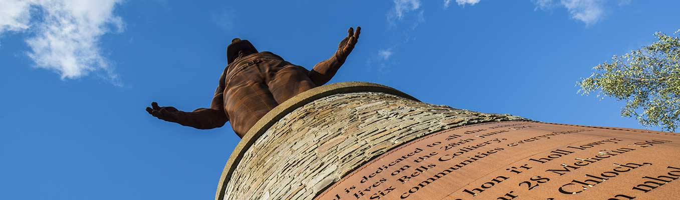 Imposing Guardian at Six Bells © Blaenau Gwent County Borough Council