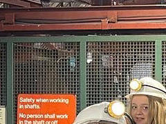 Youth Ambassadors at Big Pit