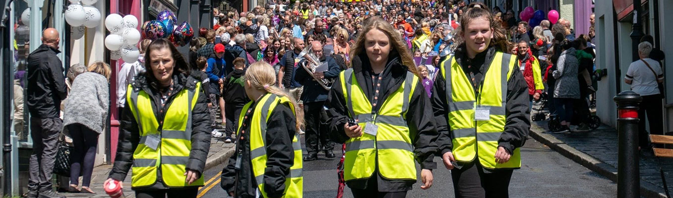 Youth Ambassadors at Blaenavon World Heritage Day