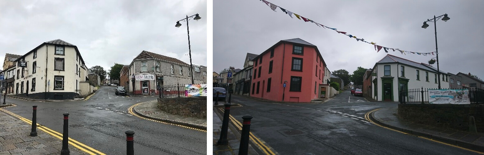 Before and after photos of The Market Tavern