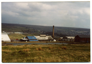 Doncasters steel works can be seen in the distance