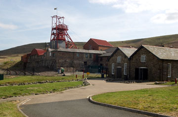 A view of the Big Pit and surrounding buildings